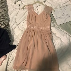 pale pink Asos dress